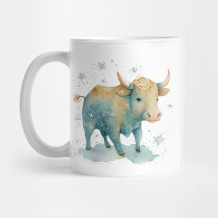 Watercolor Zodiac Taurus Mug